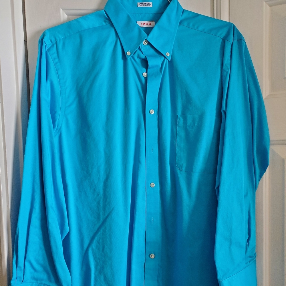 Light Blue, Men's Button down dress shirt